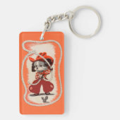 Porte-clés chien de cowboy (Dos)