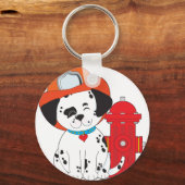 Porte-clés Chien de feu Dalmation (Recto)