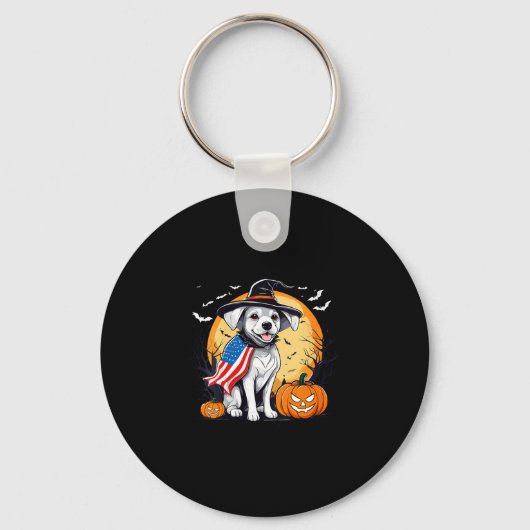 Porte-clés Chien de Halloween pour femmes (Recto)
