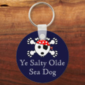 Porte-clés Chien de mer salé vieux (Recto)