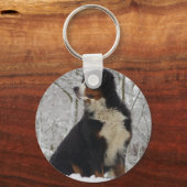 Porte-clés Chien de montagne bernois (Recto)