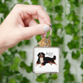 Porte-clés chien de montagne bernois (main)