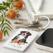 Porte-clés Chien de montagne bernois d'été (Devant droit)