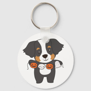 Porte-clés Chien de Montagne bernois Joyeux Costume de Chien