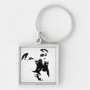Porte-clés Chien de Pitbull