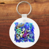 Porte-clés Chien de plongeur (Recto)