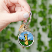 Porte-clés Chien de prairie (main)