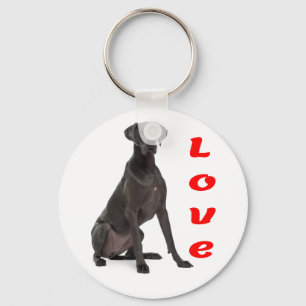 Porte-clés Chien de race Grand Danois adorable