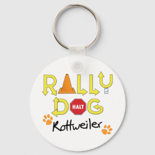 Porte-clés Chien de rallye Rottweiler