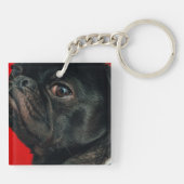 Porte-clés chien de rojo (Dos)