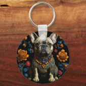 Porte-clés Chien de taule français de l'art populaire mexicai (Verso)