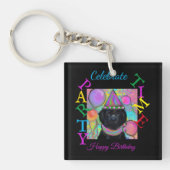 Porte-clés Chien de Terre-Neuve     (Devant)