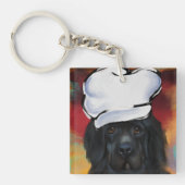 Porte-clés Chien de Terre-Neuve                      (Devant)