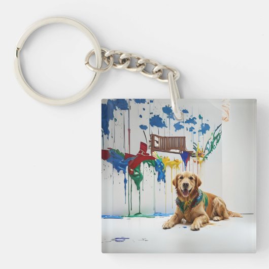 PORTE-CLÉS CHIEN DÉDAIGNE (Devant)