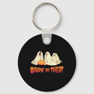 Porte-clés Chien d'Halloween aboie ou traite