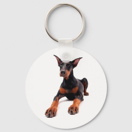 Porte-clés Chien Doberman Pinscher (Recto)