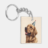 Porte-clés Chien d'or de l'épreuve d'anniversaire (Devant gauche)