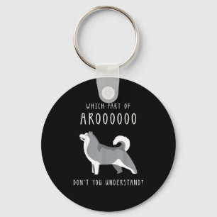 Porte-clés Chien Drôle Husky Maman Coupe Pour Filles Et Femme
