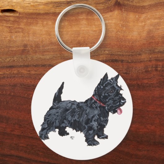 Porte-clés Chien écossais Spunky (Recto)