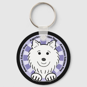 Porte-clés Chien esquimau américain