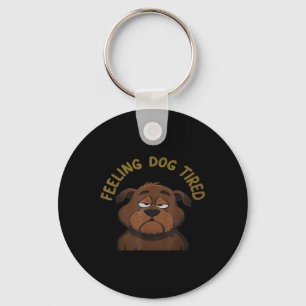Porte-clés Chien fatigué _9