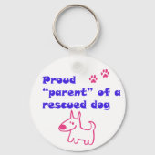 Porte-clés chien fier (Recto)