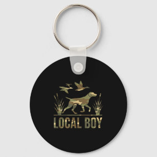 Porte-clés Chien Garçon Local Chien de Chasse Camo Sud Countr