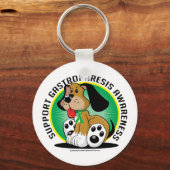 Porte-clés Chien Gastroparesis (Recto)
