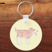 Porte-clés Chien heureux (Verso)