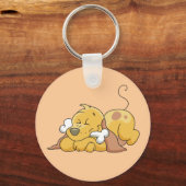 Porte-clés Chien heureux avec des T-shirts et des cadeaux (Recto)