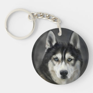 Porte-clés Chien Husky Gros Chien Animal Familier