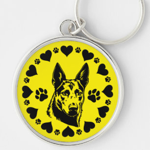 Porte-clés Chien Kelpie australien