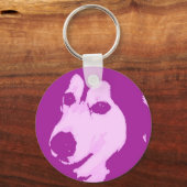 Porte-clés Chien malamué (Recto)