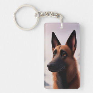 Porte-clés Chien malinois
