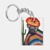 Porte-clés Chien mexicain de carlin (Devant gauche)