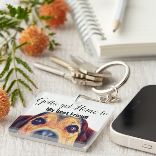 Porte-clés Chien Mignon (Devant Droit)