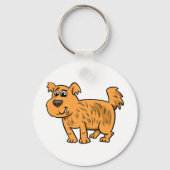 Porte-clés Chien orange hirsute (Verso)