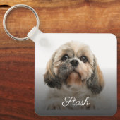 Porte-clés Chien papa mignonne Fête des pères Keepsaké (Recto)