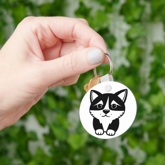 Porte-clés Chien photo mignon chien gardien Porte - clé (main)