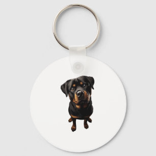 Porte-clés chien rottweiler