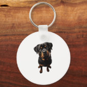Porte-clés chien rottweiler (Recto)