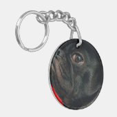 Porte-clés chien rouge (Devant gauche)