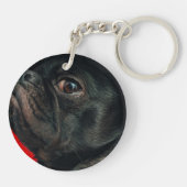 Porte-clés chien rouge (Dos)