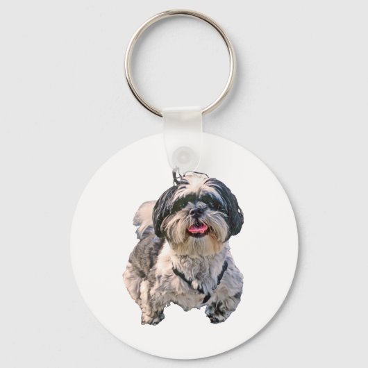Porte-clés Chien Shih Tzu (Recto)