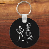 Porte-clés Chien Skull Skeleton Courir Halloween Costume Part (Recto)