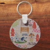 Porte-clés Chien supérieur (Recto)