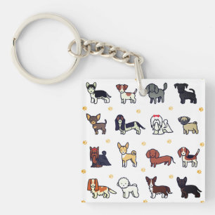 Porte-clés Chien, Toutou, Chiots