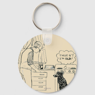 Porte-clés Chien vieillissant