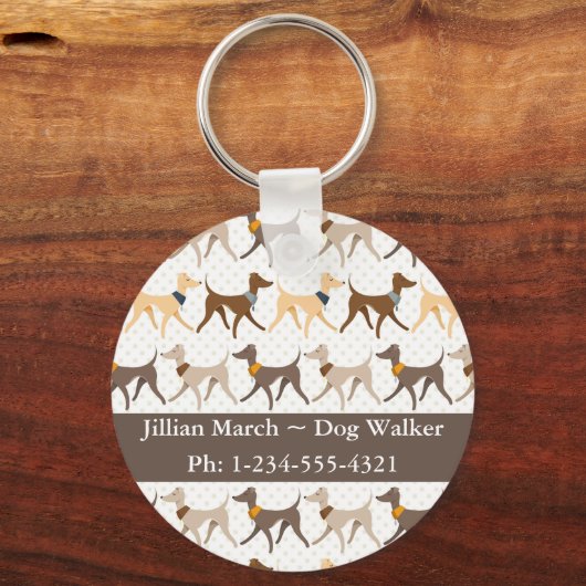 Porte-clés Chien Walker (Recto)