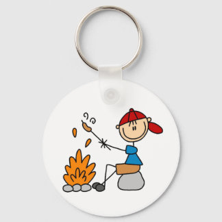 Porte-clés Chiens chauds torréfiés de camping Tshirts et cade